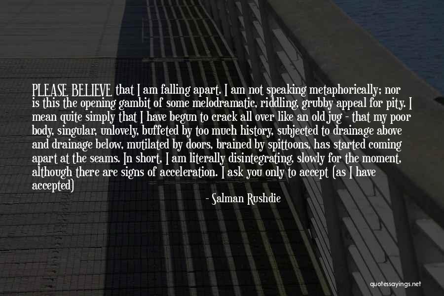 Falling In Quotes By Salman Rushdie