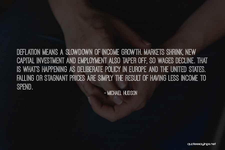 Falling Prices Quotes By Michael Hudson Falling Prices Quotes By Michael Hudson
