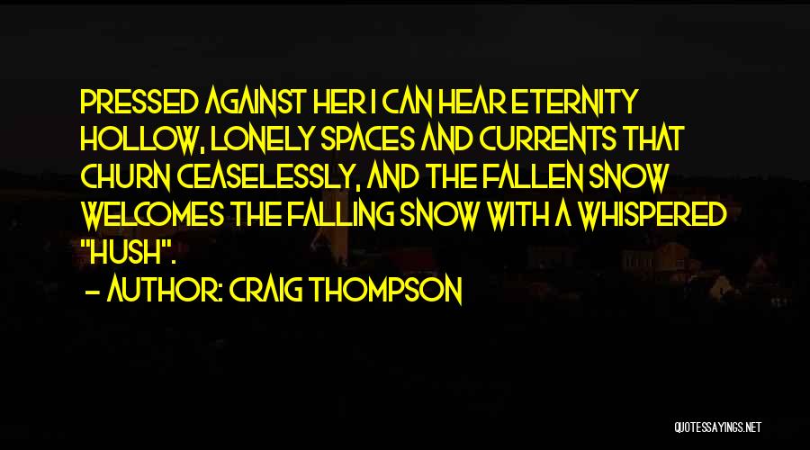 Falling Snow Quotes By Craig Thompson