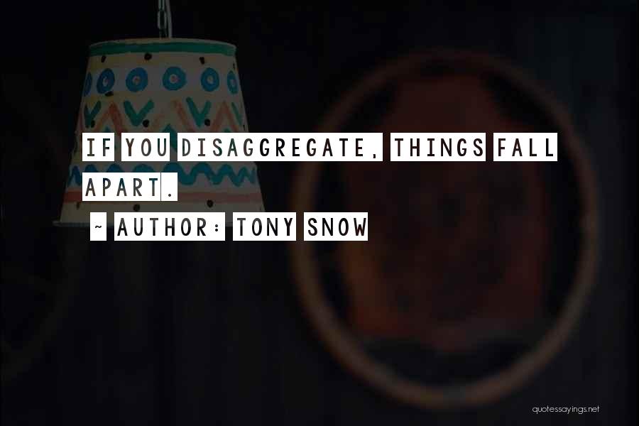 Falling Snow Quotes By Tony Snow