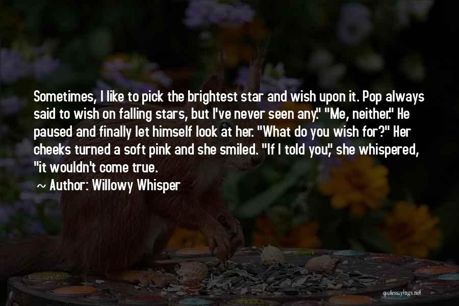 Falling Star Love Quotes By Willowy Whisper