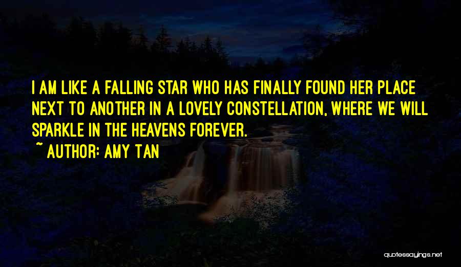 Falling Star Quotes By Amy Tan