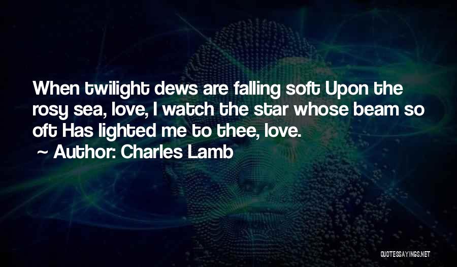 Falling Star Quotes By Charles Lamb