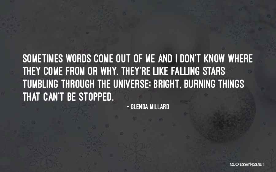 Falling Stars Quotes By Glenda Millard