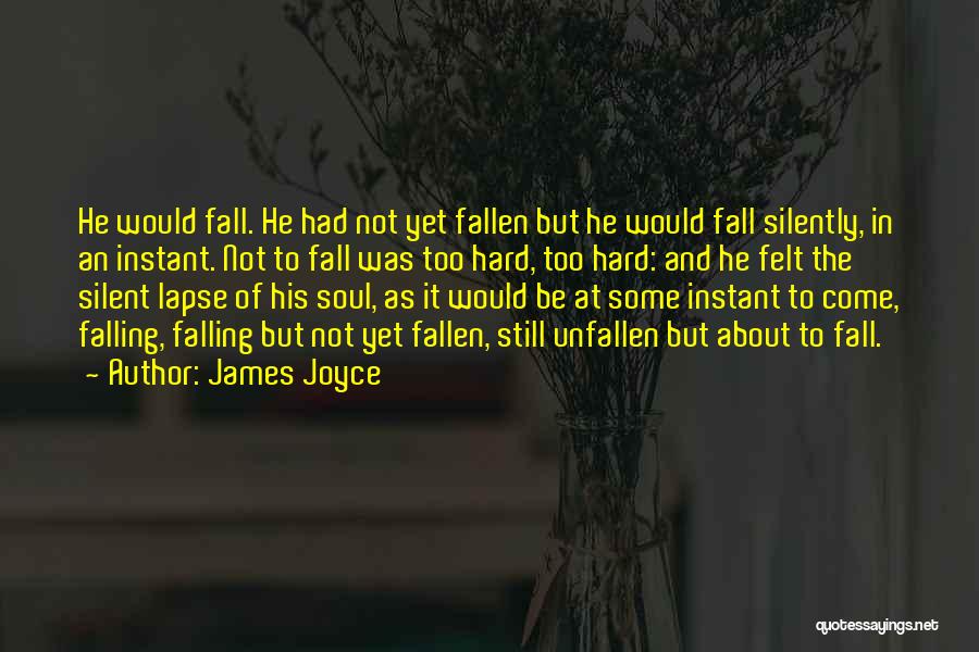 Falling Too Hard Quotes By James Joyce