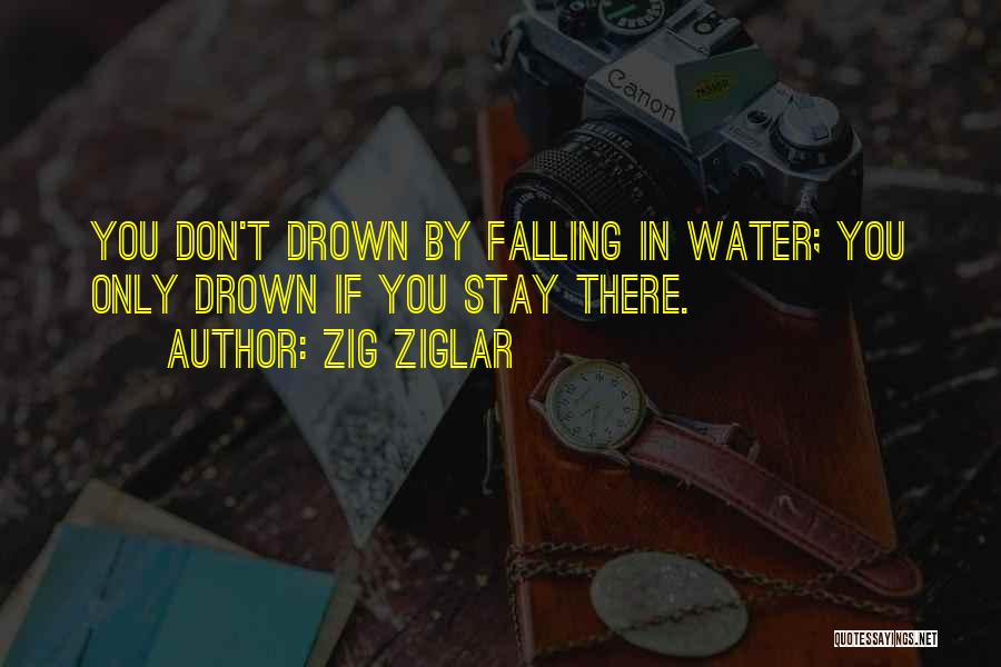 Falling Water Quotes By Zig Ziglar