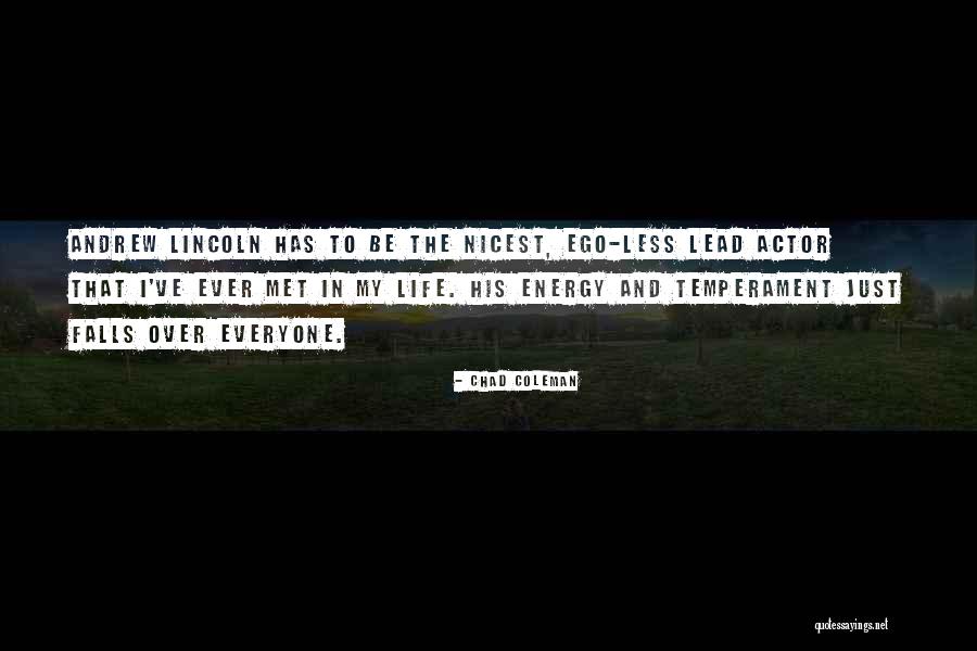 Falls And Life Quotes By Chad Coleman
