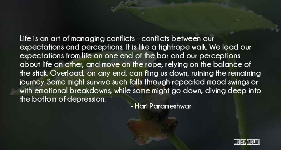 Falls And Life Quotes By Hari Parameshwar
