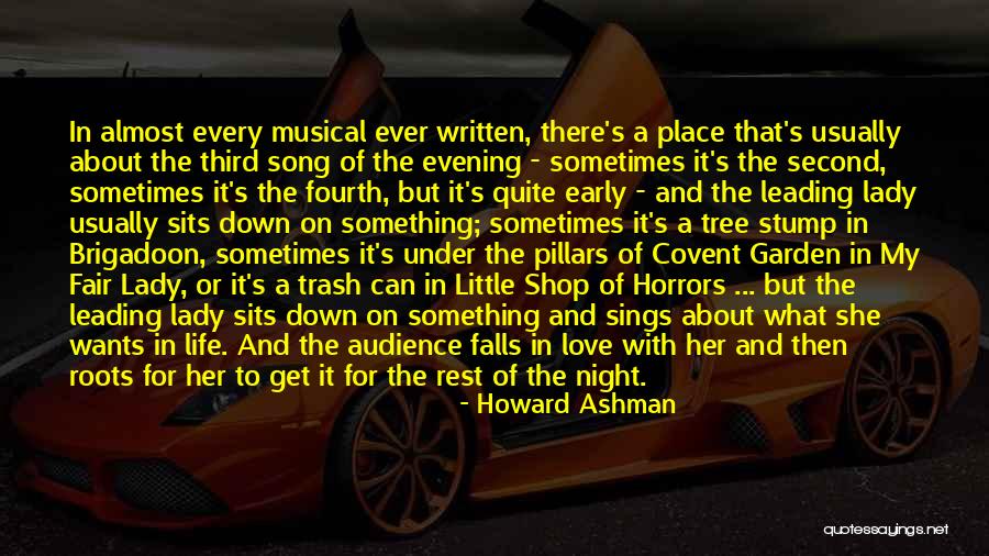 Falls And Life Quotes By Howard Ashman