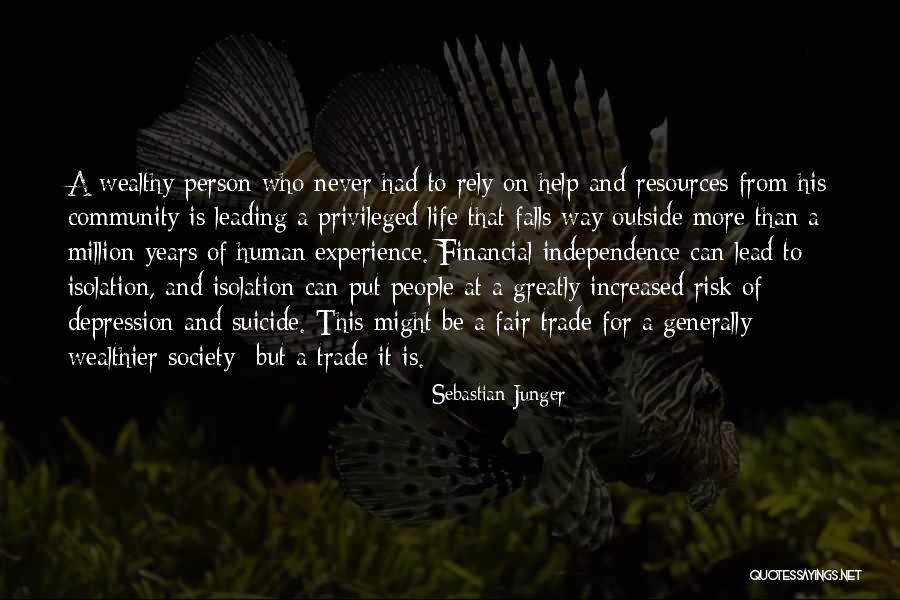 Falls And Life Quotes By Sebastian Junger
