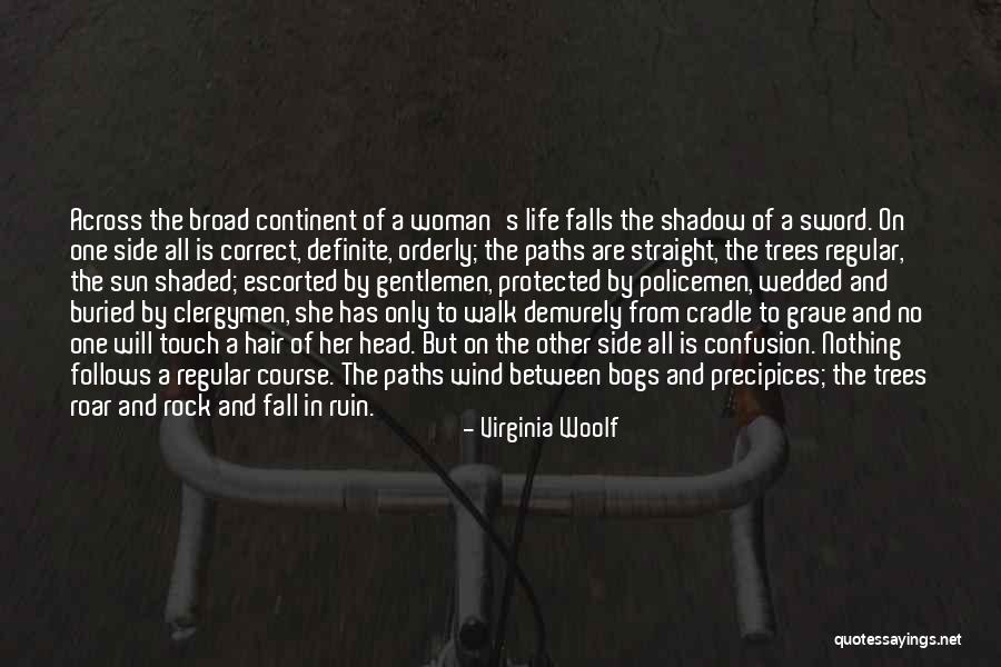 Falls And Life Quotes By Virginia Woolf