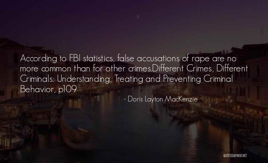 False Accusations Quotes By Doris Layton MacKenzie