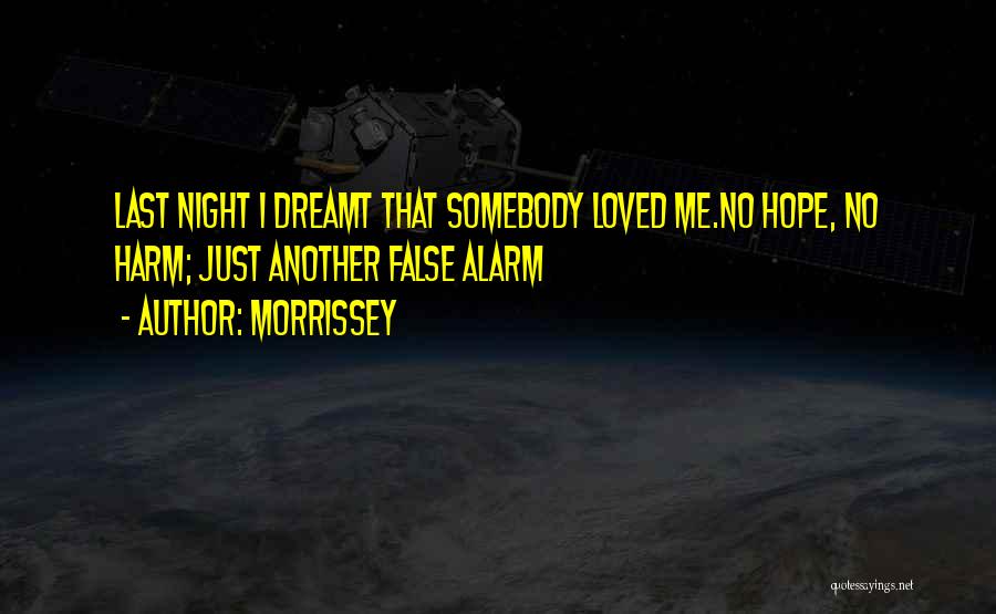 False Alarm Quotes By Morrissey