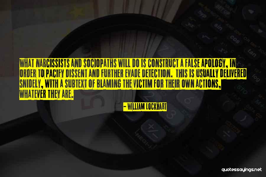 False Blaming Quotes By William Lockhart False Blaming Quotes By William Lockhart