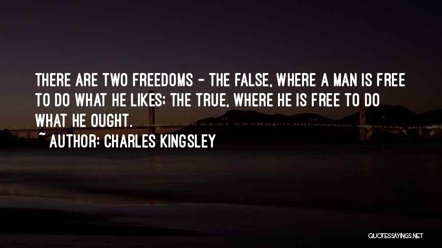 False Freedom Quotes By Charles Kingsley