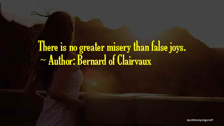 False Happiness Quotes By Bernard Of Clairvaux