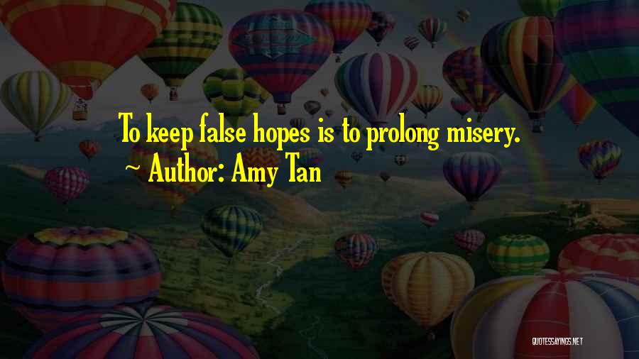 False Hopes Quotes By Amy Tan