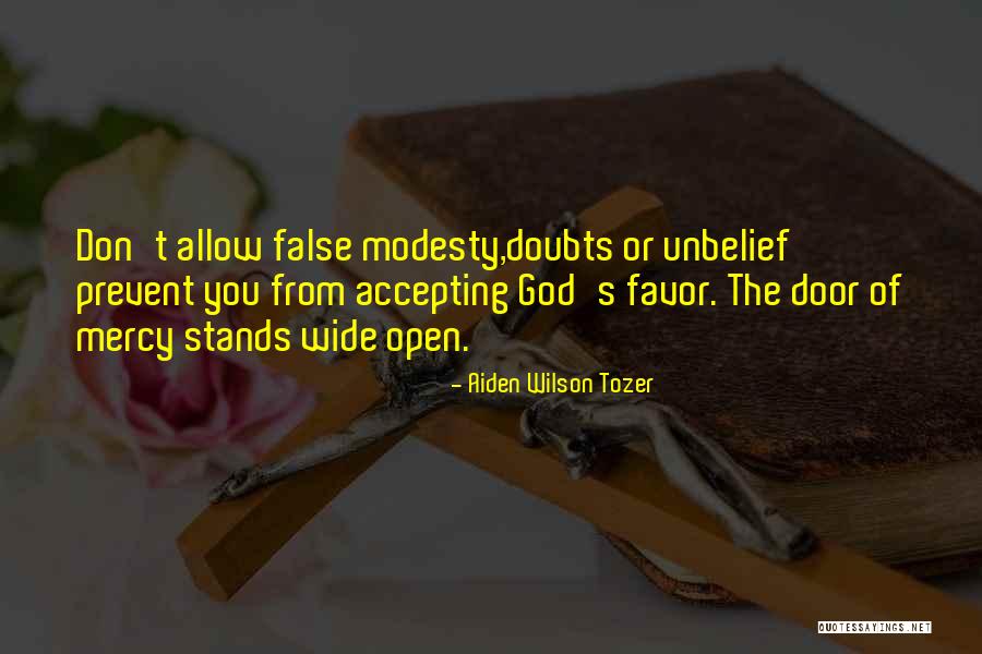 False Modesty Quotes By Aiden Wilson Tozer