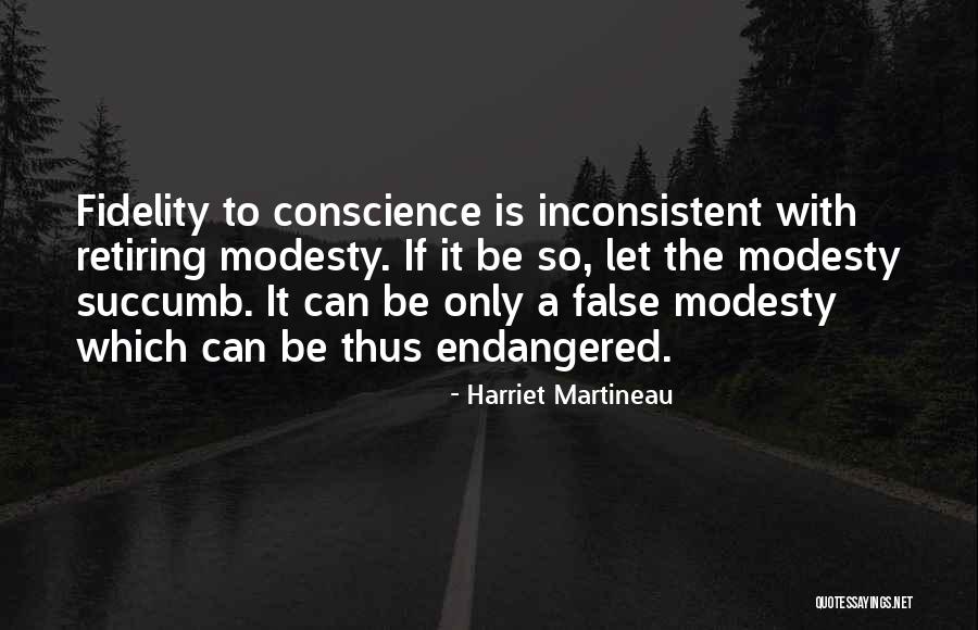 False Modesty Quotes By Harriet Martineau