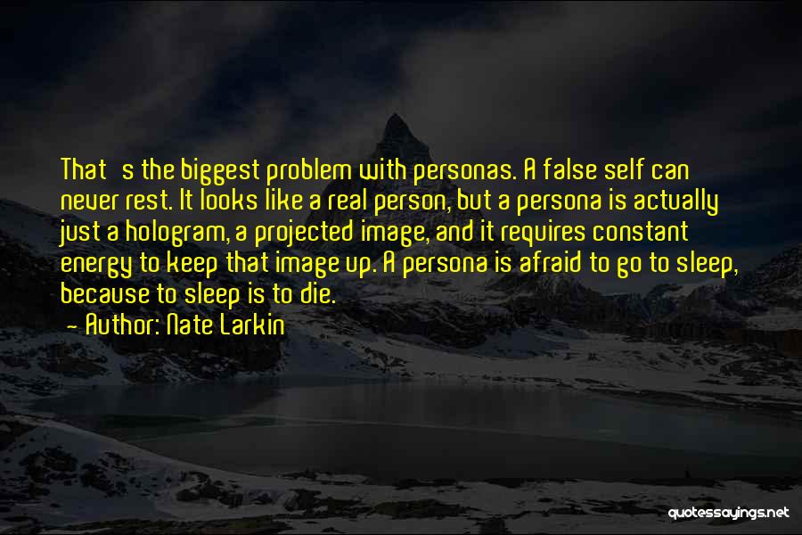 False Personas Quotes By Nate Larkin False Personas Quotes By Nate Larkin