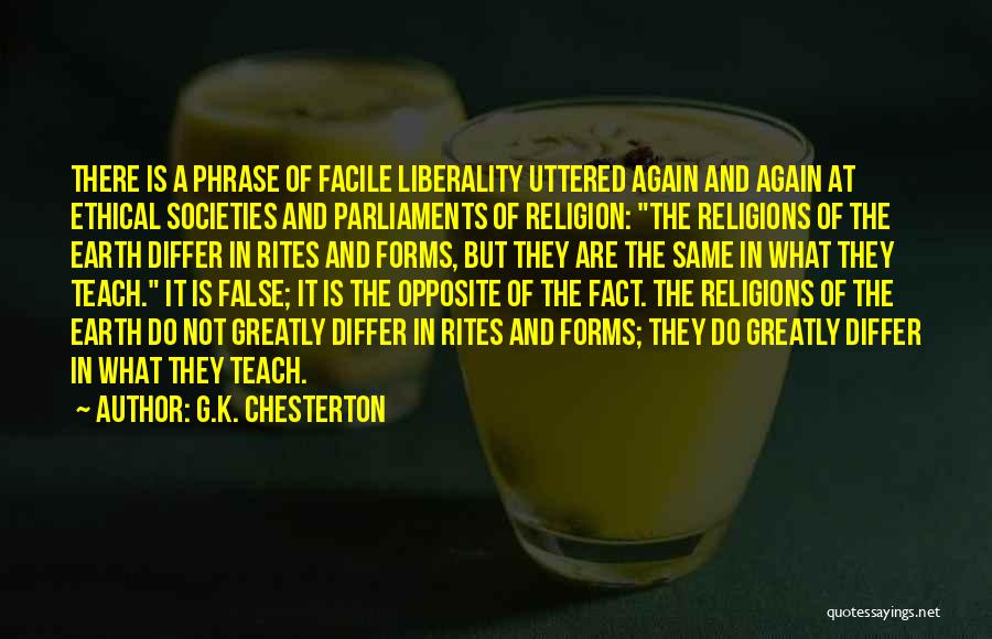 False Quotes By G.K. Chesterton