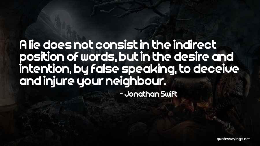 False Quotes By Jonathan Swift