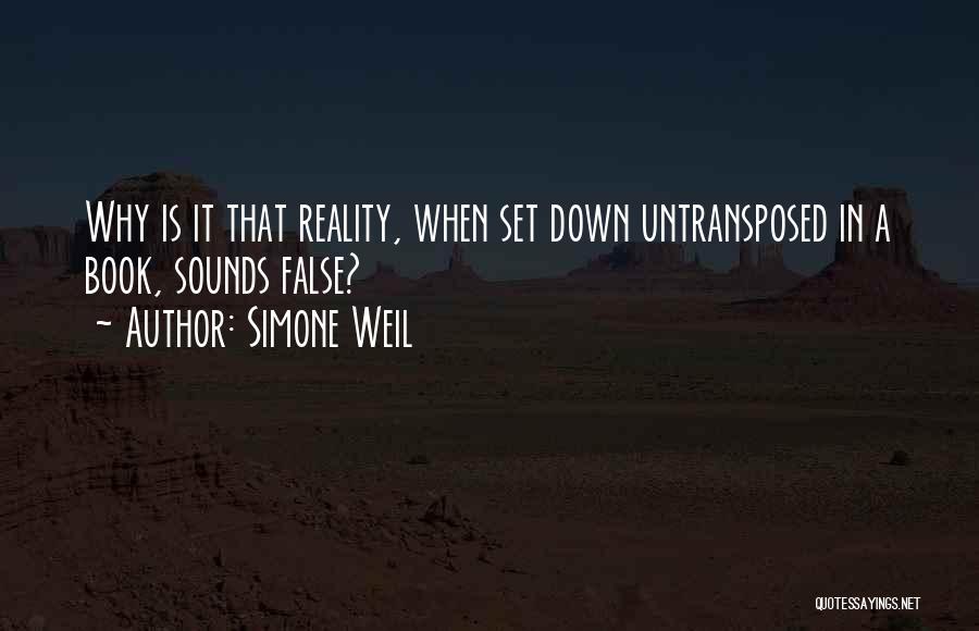 False Quotes By Simone Weil