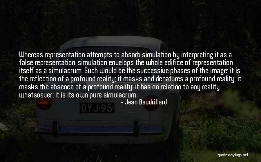 False Reality Quotes By Jean Baudrillard