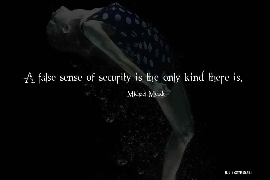 False Sense Of Security Quotes By Michael Meade