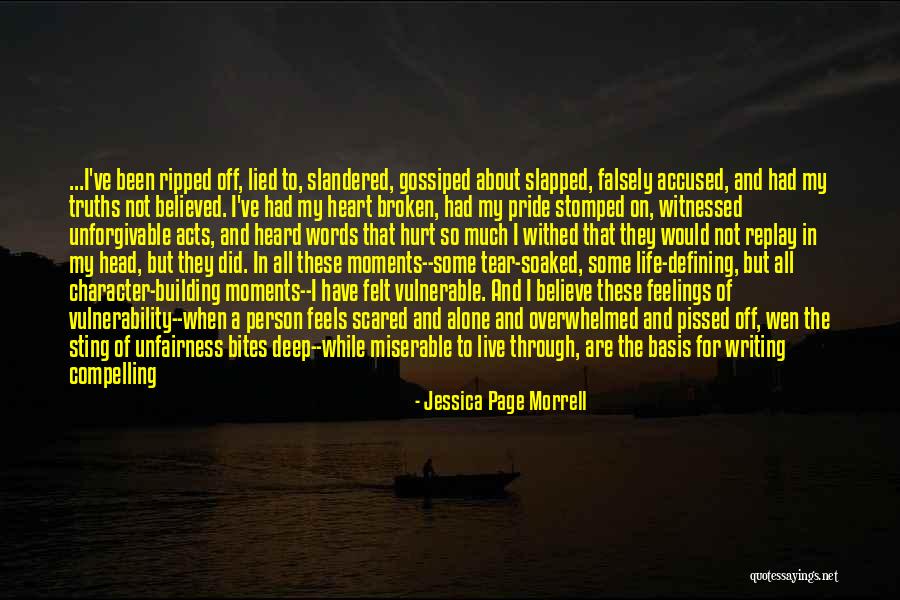 Falsely Accused Quotes By Jessica Page Morrell