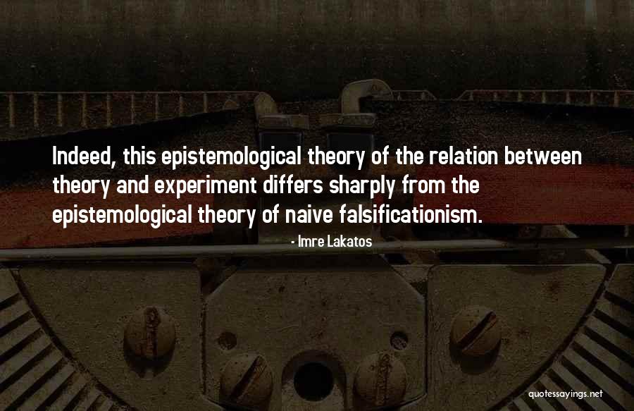 Falsificationism Who Quotes By Imre Lakatos Falsificationism Who Quotes By Imre Lakatos