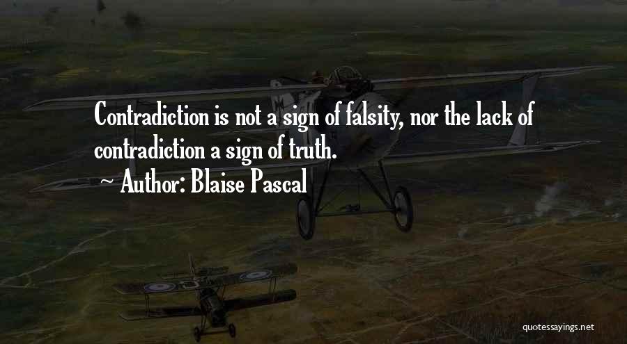 Falsity Quotes By Blaise Pascal