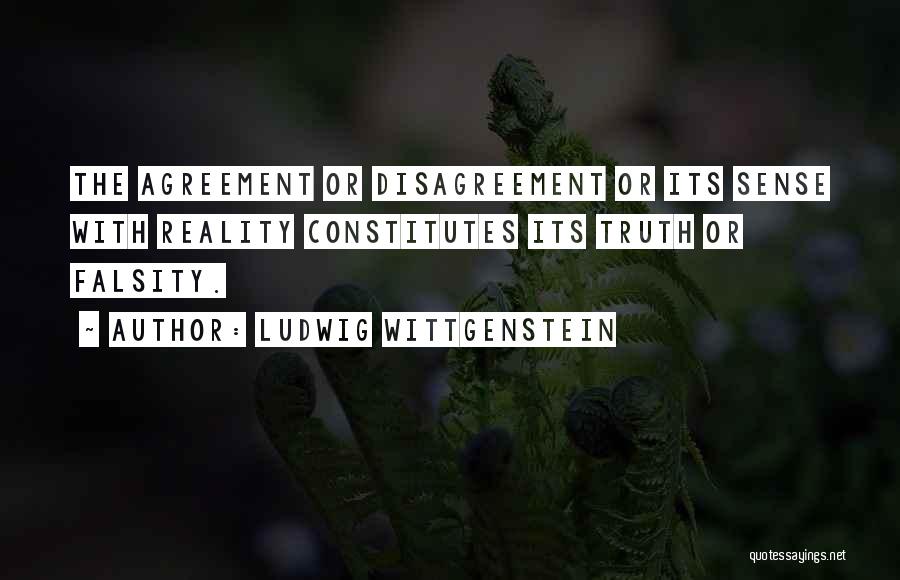 Falsity Quotes By Ludwig Wittgenstein