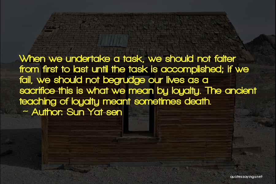 Falter Quotes By Sun Yat-sen
