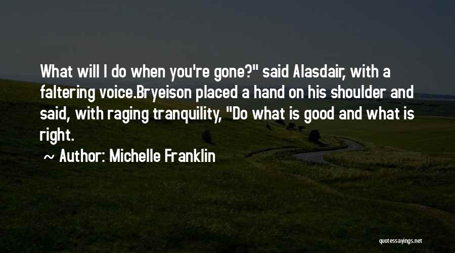 Faltering Quotes By Michelle Franklin