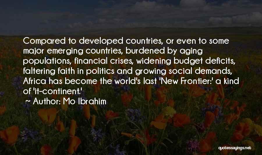 Faltering Quotes By Mo Ibrahim