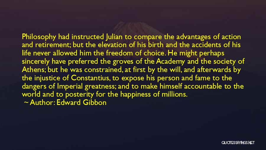 Fame And Happiness Quotes By Edward Gibbon