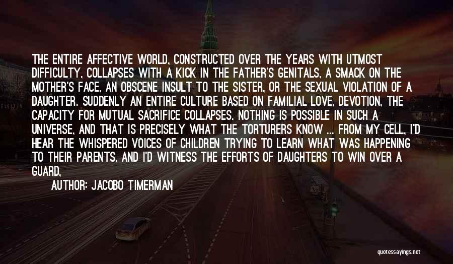 Familial Love Quotes By Jacobo Timerman Familial Love Quotes By Jacobo Timerman