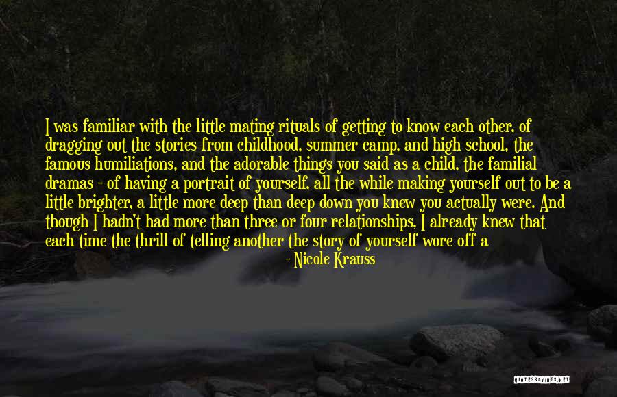 Familial Relationships Quotes By Nicole Krauss Familial Relationships Quotes By Nicole Krauss