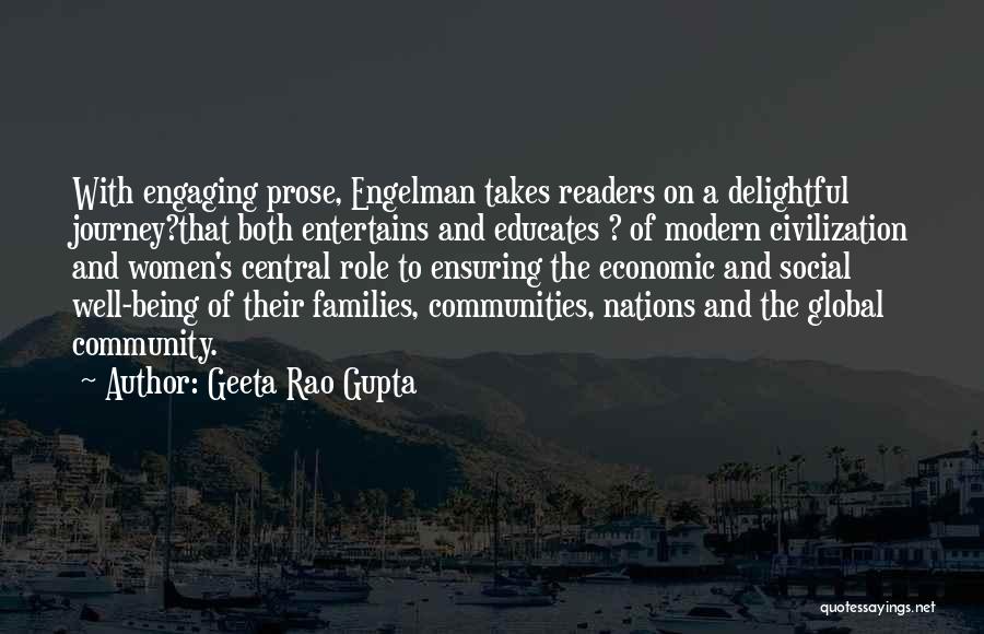 Families And Community Quotes By Geeta Rao Gupta