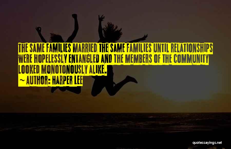 Families And Community Quotes By Harper Lee