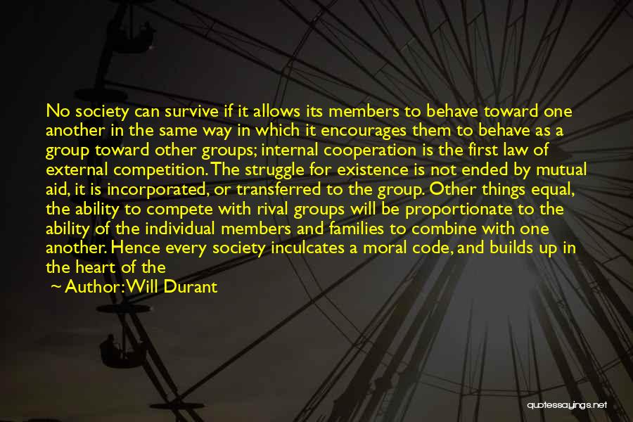 Families And Society Quotes By Will Durant