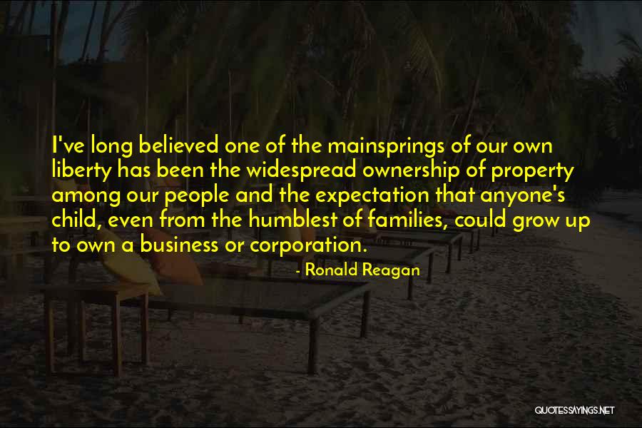 Families Growing Quotes By Ronald Reagan