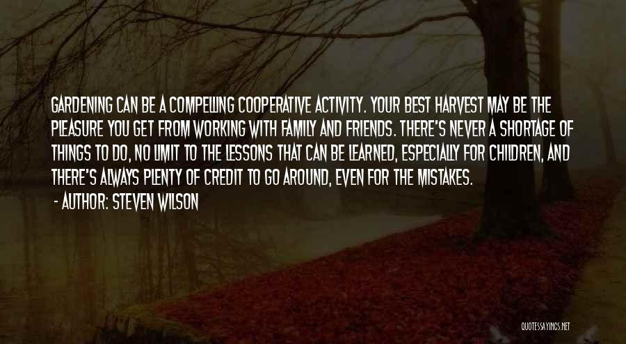 Family Activity Quotes By Steven Wilson