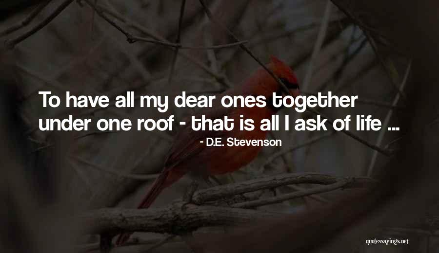 Family All Together Quotes By D.E. Stevenson Family All Together Quotes By D.E. Stevenson