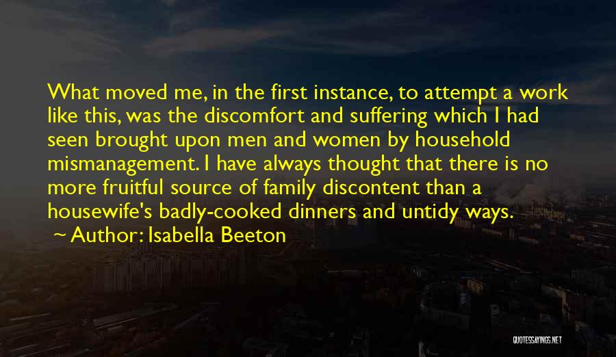Family Always First Quotes By Isabella Beeton