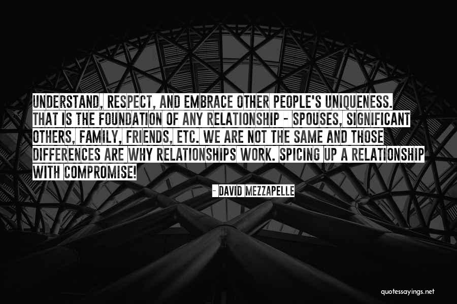 Family And Friends Are Quotes By David Mezzapelle