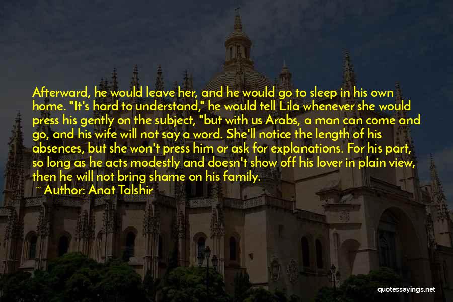 Family And Home Quotes By Anat Talshir