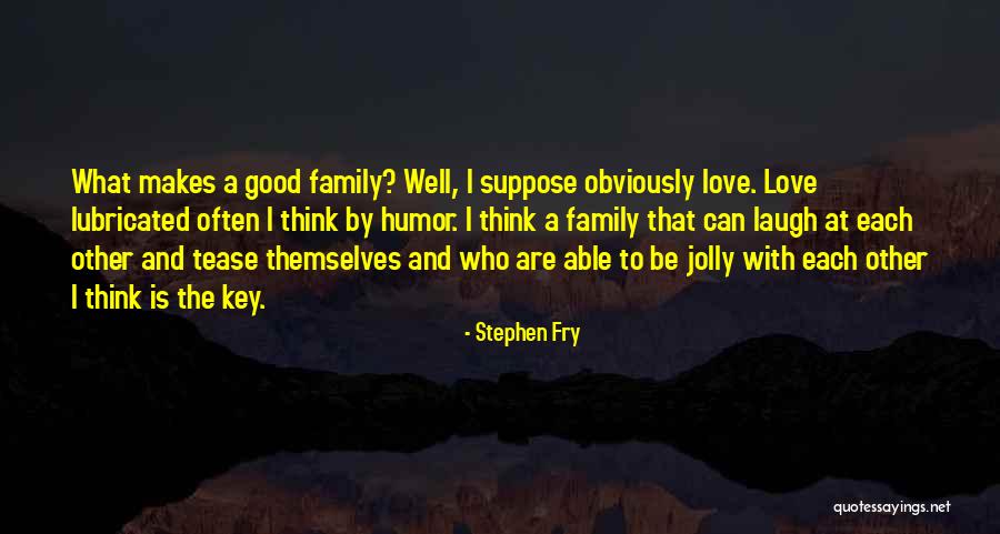 Family And Laughing Quotes By Stephen Fry