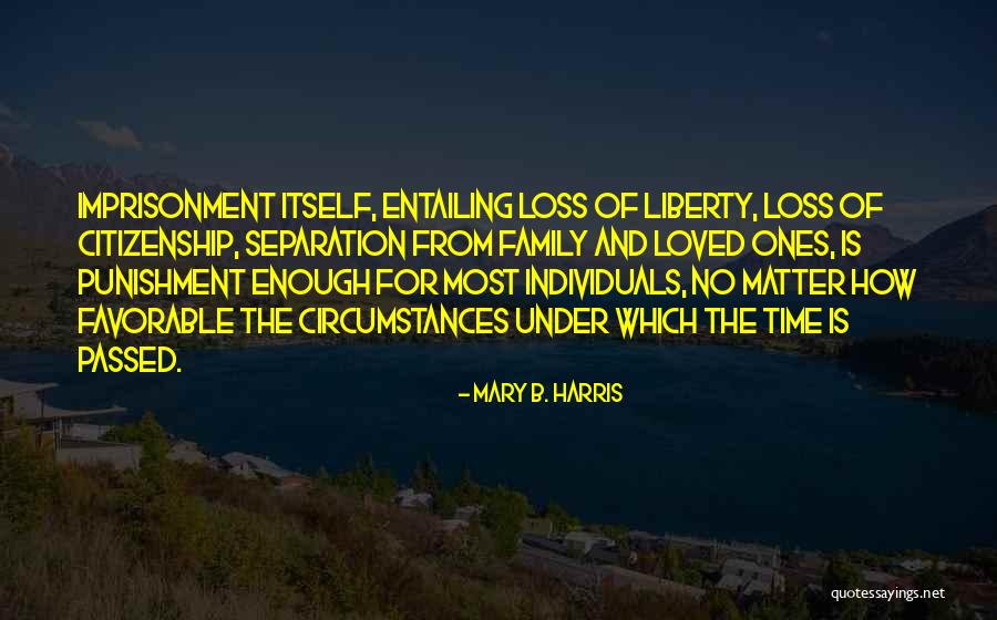 Family And Loved Ones Quotes By Mary B. Harris